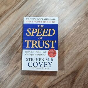 🩵NWT The Speed Of Trust; The One Thing That Changes Everything Book